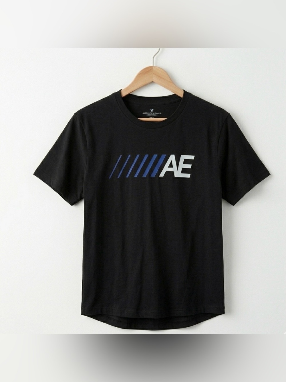American Eagle Graphic T-Shirt Streetwear Casual Black Men’s Medium